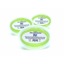 3 Pack Aroma of FRUIT LOOPS INSPIRED Aroma Gel Melts For Warmers And Burners By The Gel Candle Company PEEL, MELT AND ENJOY