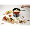 Fackelmann 31029 Fondue Forks Stainless Steel with Wooden Handle, Fondue