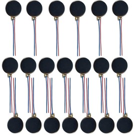 MTDELE 20Pcs 10x3mm Mini Vibration Motor DC 3V 12000rpm Micro DC Vibrating Motor Compatible with for Mobile Cell Tablet Phone Pager Electronic DIY