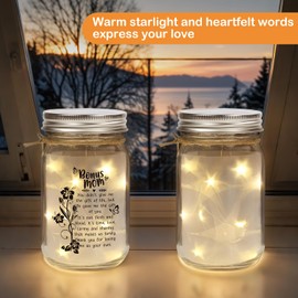 Splendest Bonus Mom Mason Jar Night Light, Bonus Mom Gifts for Mothers Day from Daughter Son, Best Bonus Mom Ever, Step Mom Gifts, Birthday Gifts for Stepmom, Mother in Law Gifts, Birthday, Christmas