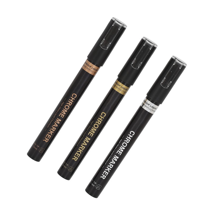 3pcs Nail Art Graffiti Pen Portable Quick Dry Nail Drawing
