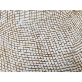 Hessian Netting Jute Fabric Fine Natural Jute Raffia Garden Netting 100cm Wide Pack of 3