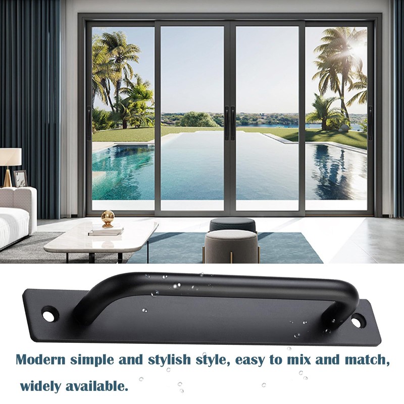 WIENOLOA Barn Door Handles 2 Pack, Sliding Door Handle 5