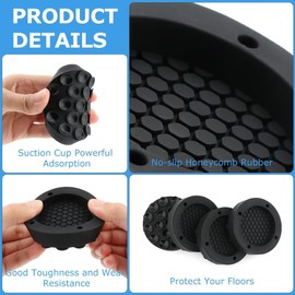 4 PCS Washing machine vibration pads, Strong adsorption anti vibration mat, rubber washing machine feet, Non-slip Fixed Anti-deviation, Used for Dryer, Washing Machine, Dishwasher