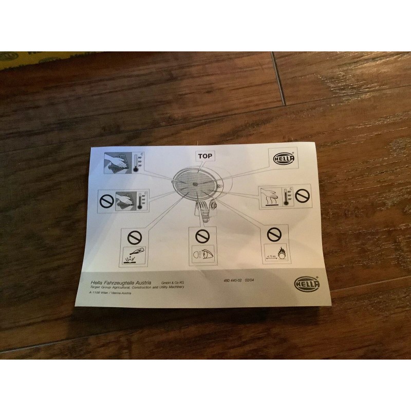 Hella Xenon Oval 100 X-power pack Work light New In