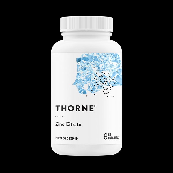 Thorne Zinc Citrate 60 Veg Capsules