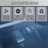 Electrostatic Film for Dash Cam, Sticker Shield for Windshields Double-Sided