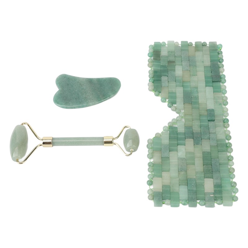 Jadestone Eye Pad Roller Cooling Relieve Puffiness Adjustable Jadestone Eye