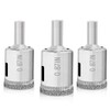 Glass Drill Bit Set, 3 pcs Diamond Drill Bits Hole