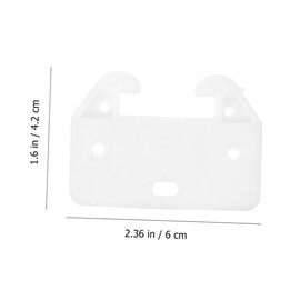 SHINEOFI 20pcs Glides Bottom Mount Hooks Durable Plastic Drawer Hardware for Dresser Kitchen Cabinets and Office Furniture Easy Installation Secure Fit Versatile Compatibility