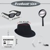 WETEPUXI 5 Pcs Detective Costume Set Secret Agent Cosplay Outfit