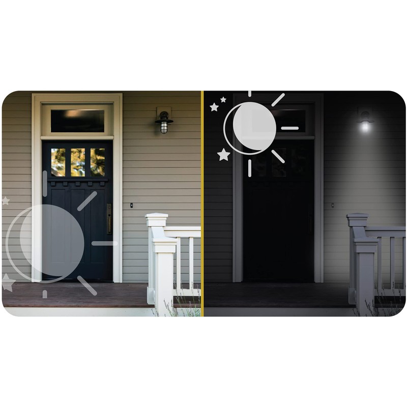 GE LED+ Dusk to Dawn Daylight A19 (1-Pack)