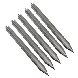 Poolzilla 5-Pack 16" Safety Cover Lawn Stake Anchor, for Grass Installation of Anchors, Heavy Duty Design