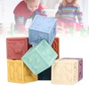 9pcs Baby Blocks Toy Soft Squeeze Chewing Educational Toddler Stacking