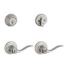 Kwikset 991 Tustin Entry Lever and Single Cylinder Deadbolt Combo