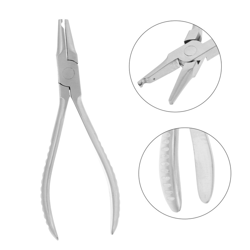 SAFIGLE Eyeglass Repair Plier Kit Stainless Tool for Frame Adjustments