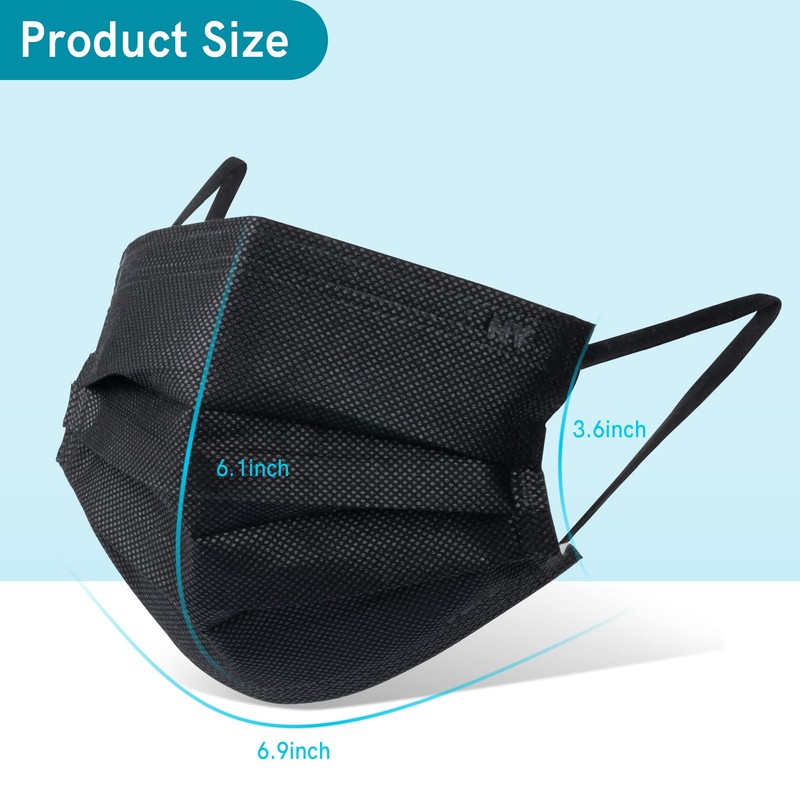 FWPP 4 Layer Individually Wrapped Disposable Face Masks 50 pcs