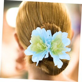 OHPHCALL 6pcs Decorative Flower Hair Clip for Girls Vibrant Faux Floral Barrettes for Parties Birthdays Festivals and Everyday Styles