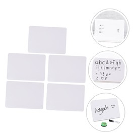 Operitacx 5 Pack Frameless Whiteboard for Boys and Girls Mini Wooden Writing Board Dry Erase Board Educational Message for Home