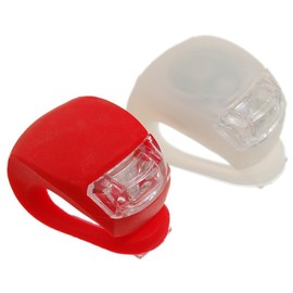 TEMPO DI SALDI Coppia Di 2 Luci a Led Di Sicurezza Per Bici Anteriore E Posteriore
