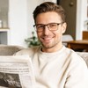 5-Pack Reading Glasses Men Metal Frame Spring Hinges with Computer