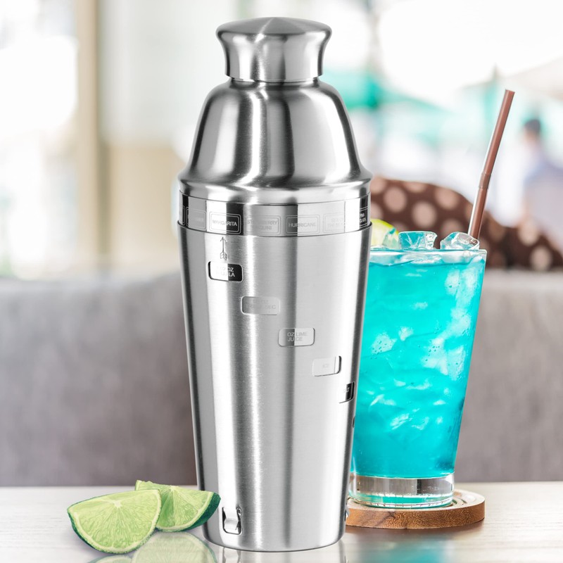 OGGI Dial A Drink Cocktail Shaker - Stainless Steel, 15