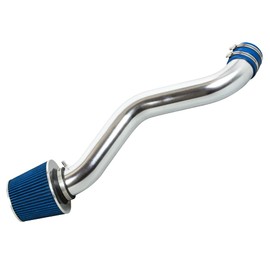 Rtunes Racing Short Ram Air Intake Kit + Filter Combo BLUE Compatible For 07-10 Commander / 05-10 Grand Cherokee 3.7L V6
