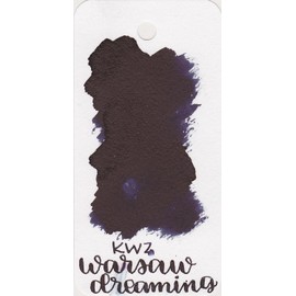 Warsaw Dreaming Handmade Fountain Pen Bottled Ink-60 ml [Shade of Blue Black]