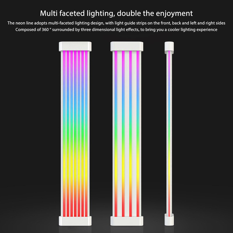 ARGB Extension Sleeved Cable Kit DIY 5V 3pin PSU Cable