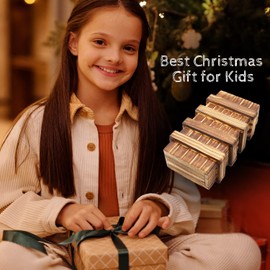 Puzzle Boxes with Secret Compartment, Wooden Magic Brain Teaser Toys for kids Adults to Store Money Vouchers Jewelry