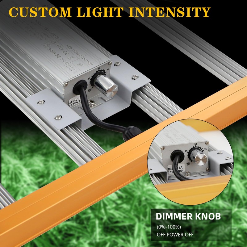 CANAGROW CG1200 LED Grow Light for Indoor Plants 2x2ft Coverage