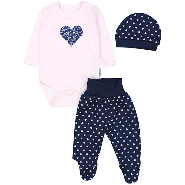 TupTam Baby Girls Boys Clothing Set Long Sleeve Bodysuit Trousers