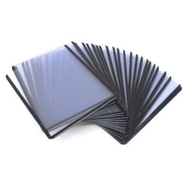 docsmagic.de Toploader Premium Black Border, 55, 75, 100, 130, 180, pt 4 x 6, 5 x 7, 6 x 9, 8 x 10, Clear