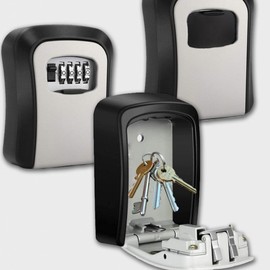 Mini Combination Key Safe Box with Hook for Shared Access Lock