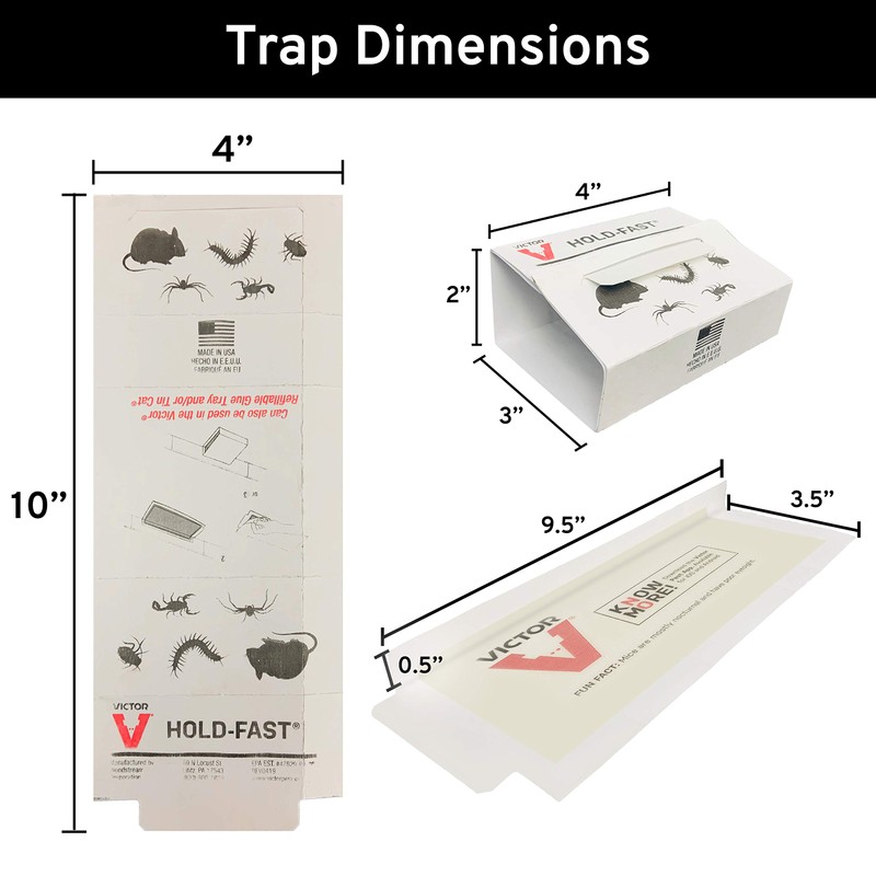 Victor M309 Professional Glue Boards for Insect and Rodent monitoring