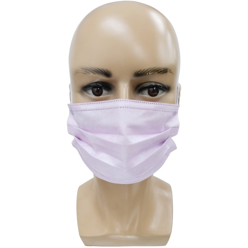 Advance SMArt SM7-03 Hybrid Cotton Mouth Mask, Lavender 7 Pack,