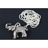 Miniblings Elephant Chain Necklace 80 cm Elephant Chain Elephant Zoo