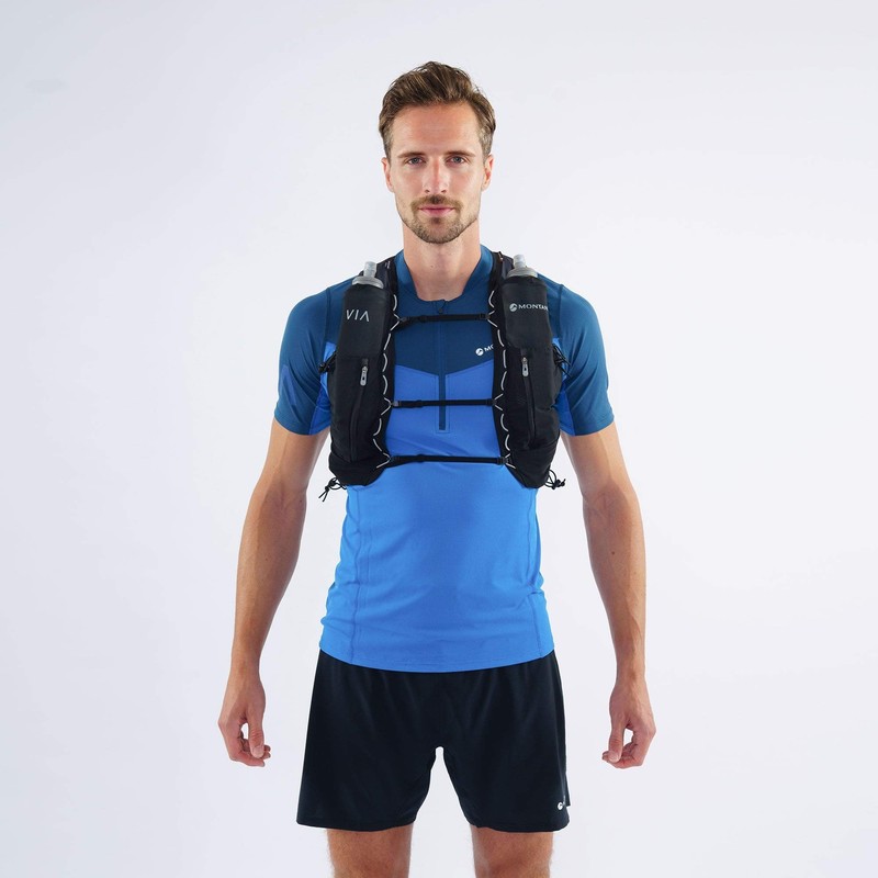 Montane Gecko VP Running Pack - AW22, black, Hiking backpack