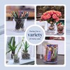 Non-Acrylic Plastic Vases: Crystal-Clear, Non-Glass Flower Vases, Ideal for Home