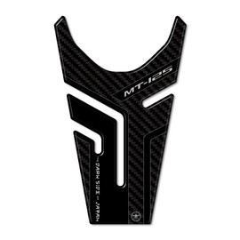 labelbike - Tank Pad Sticker in 3D Resin Decoration and Protection of Motorcycle Tank compatible with Yamaha Mt-125 2020-23