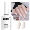 Vishine White Gel Nail Polish, 1 Pcs 16ml Soak-Off UV