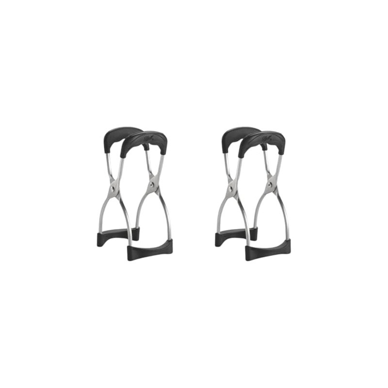 Ball Secure-Grip Canning Jar Lifter Tongs, Black, (Pack of 2)