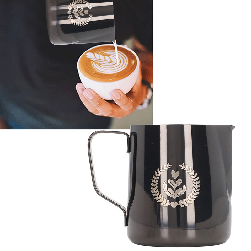Frothing Cup 600ml 304 Stainless Steel Thickened Milk Frothing Jug