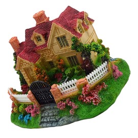 SUPVOX Fish Tank Villa Ornament Decorative Model for Aquariums Creative Landscape Adornment Suitable for Freshwater and Saltwater Easy to Clean Vivid Appearance