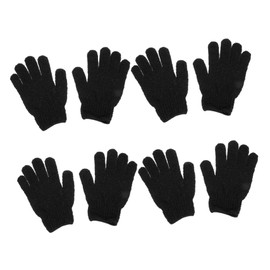 Healeved Body Bath Exfoliating Gloves Deep Cleaning Dead Skin Tools Polyester Gentle Exfoliating Easy to Clean 4 Sets