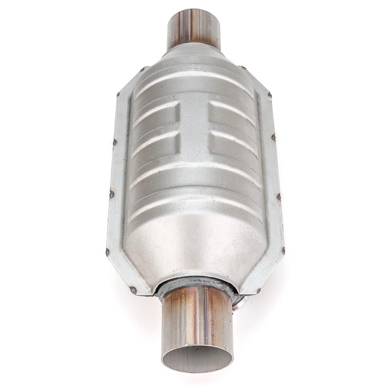 FOMIUZY 2.25 Inch 2.25" Inlet/Outlet Catalytic Converter Universal High Flow