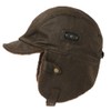 TOP-EX Oversize XXL Brown Waterproof Mens Pilot Hat Aviator Hunting