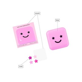 Parches para acné hydro-stars Big Pink 100% hidrocoloide