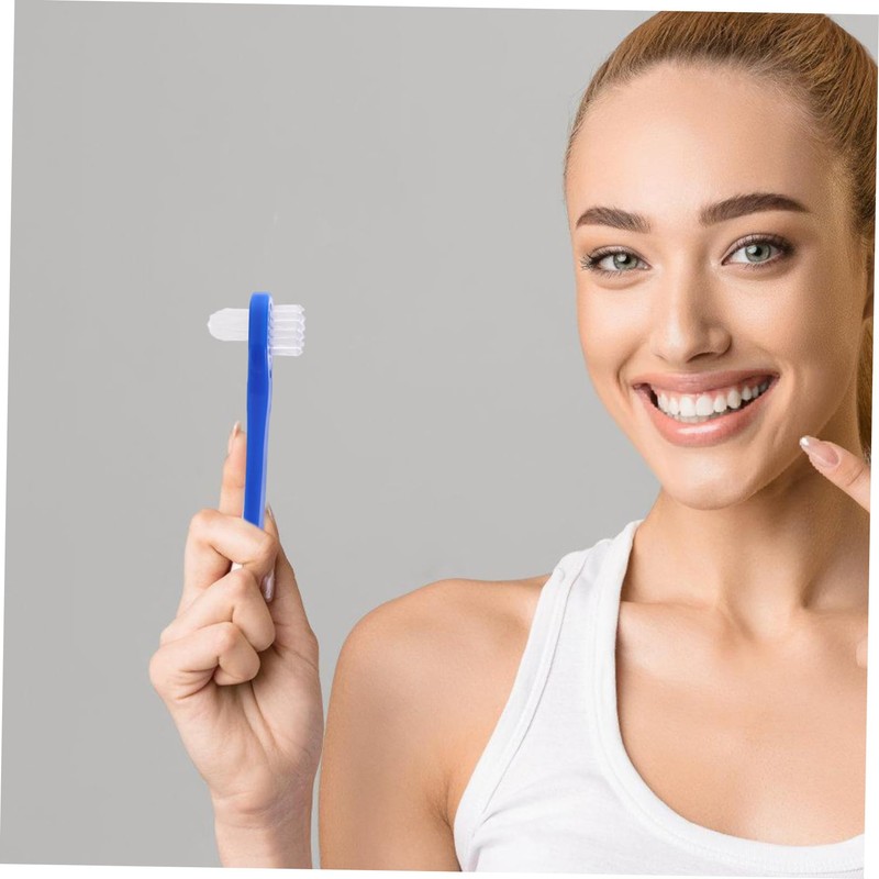 Baluue 4pcs Portable Brush Set Soft Cleaning Toothbrushes for Adults
