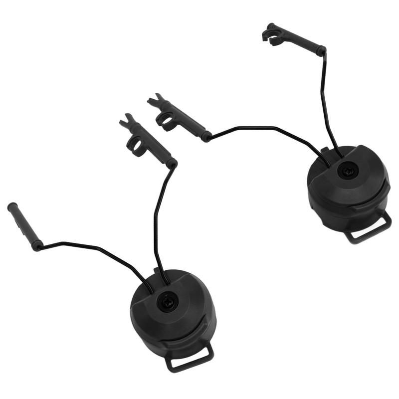 2PCS Headset Helmet Adapter Nylon Helmet Arc Rail Suspension Headset